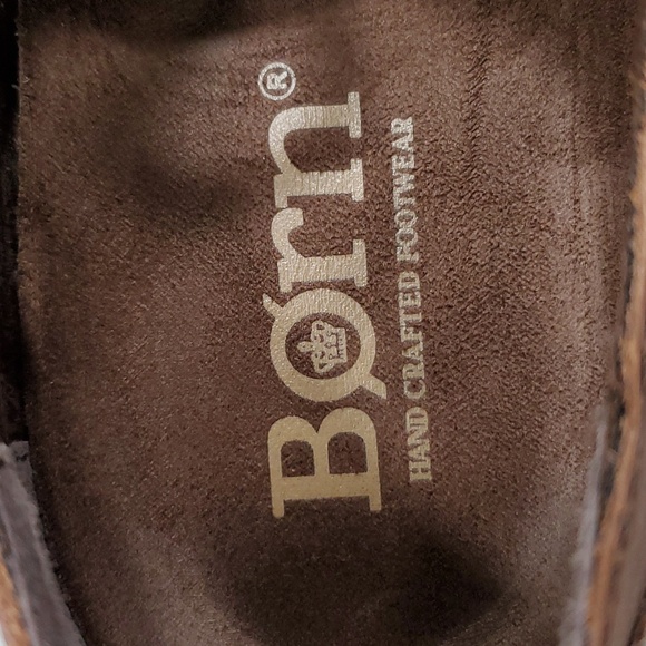Born oxford shoes men\'s size 8.5 brown leather cap toe main image 11